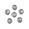 201 Stainless Steel Rhinestone Pendants STAS-F318-02P-1
