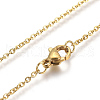 304 Stainless Steel Pendant Necklaces NJEW-F275-09G-3
