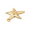 304 Stainless Steel Pendants STAS-I334-02G-01-2