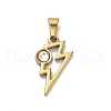 304 Stainless Steel Pendants STAS-Q343-03B-G-1