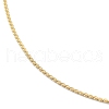 Ion Plating(IP) 304 Stainless Steel Serpentine Chain Anklet AJEW-D059-01G-2