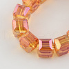 Electroplate Glass Bead Strands EGLA-R064-4mm-04-1