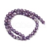 Natural Lepidolite Beads Strands G-U026-A06-8mm-3