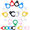 Gorgecraft 60Pcs Silicone Pendant SIL-GF0001-30-1
