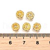 Brass Rhinestone Spacer Beads RB-A014-L6mm-01G-NF-4