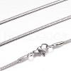 304 Stainless Steel Herringbone Chain Necklaces STAS-G083-56P-1