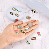 Craftdady 20Pcs 5 Style Zinc Alloy Enamel Pendants ENAM-CD0001-19-6