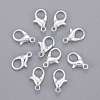Silver Color Plated Alloy Lobster Claw Clasps X-E105-S-5