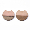 Resin & Walnut Wood Pendants RESI-T023-A-11E-2