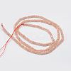 Natural Sunstone Bead Strands G-P270-2mm-27-3