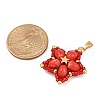 Handmade Glass Seed Beaded & Synthetic Dyed Imperial Jasper Beads Pendants PALLOY-MZ00751-05-2