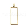 304 Stainless Steel Open Back Bezel Pendants STAS-Z091-05G-02-1
