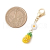 Glass Seed Beaded Fruits Pendant Decorations HJEW-MZ00152-3