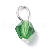 Faceted Glass Charms PALLOY-JF01126-2