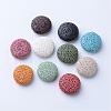 Unwaxed Natural Lava Rock Beads G-F326-M-1