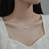 925 Sterling Silver Dapped Chain Necklaces FS-WG6F377-01-2