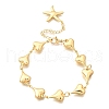 304 Stainless Steel Link Bracelets for Women BJEW-P354-01B-G-4