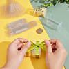 Transparent PET Tea Storage Boxes CON-WH0106-08C-3