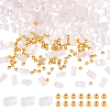  1 Strand Rectangle Natural Rose Quartz Beads Strands G-NB0005-53-1