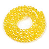Electroplate Glass Beads Strands EGLA-A034-T4mm-A35-2