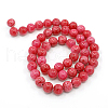 Dyed Natural Jade Beads Strands G-D434-10mm-08-1-5
