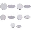 304 Stainless Steel Stamping Blank Tag Pendants STAS-PH0019-28P-1