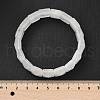 Sqaure Natural Quartz Crystal Beads Stretch Bracelets for Women Men BJEW-C097-06W-5