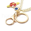 Alloy Enamel Spaceman Pendant Keychains KEYC-JKC00362-03-6