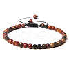Adjustable Women's Dendritic Agate Beaded Bracelet CN3407-40-1