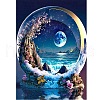 Moon DIY Natural Scenery Pattern 5D Diamond Painting Kits PW-WG28319-01-1