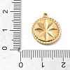 304 Stainless Steel Pendants STAS-I334-06G-3