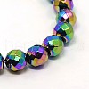 Grade A Electroplate Magnetic  Synthetic Hematite Beads Strands X-G-O004A-09-2