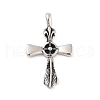 Retro 304 Stainless Steel Big Pendants STAS-I205-15AS-1