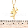 Cupid 304 Stainless Steel Pendant Necklaces NJEW-H059-26G-5