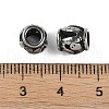 304 Stainless Steel European Beads STAS-C108-09B-AS-2