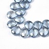 Electroplate Glass Beads Strand X-EGLA-S188-27-A01-3