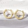 Rack Plating Brass Hinged Hoop Earrings for Women EJEW-E270-24G-1