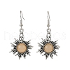 Alloy Resin Dangle Earrings EJEW-JE06370-01-2