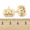 Halloween Themed Brass Pendants X-KK-L211-012G-01-3