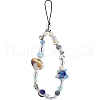 Resin & Acrylic Mobile Straps HJEW-WH20012-06-1