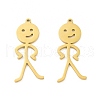 Ion Plating(IP) 304 Stainless Steel Pendants STAS-C003-06G-1