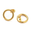 304 Stainless Steel Stud Earrings for Women STAS-Z047-10G-2