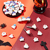 SUNNYCLUE 60Pcs 6 Colors Halloween Plastic Cabochons FIND-SC0010-65-4