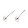 925 Sterling Silver Stud Earring Findings STER-K167-027A-S-6