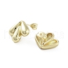 Teardrop Brass Stud Earrings EJEW-Q811-06G-2
