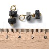 Natural Gemstone Cuboid Beaded Pendants STAS-C120-02G-4