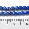 Synthetic Imperial Jasper Dyed Beads Strands G-D077-A01-01-5