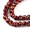 Baking Painted Glass Beads Strands DGLA-N010-6mm-07-3