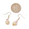 Ice Cream Cup Handmade Glass Seed Beads Dangle Earrings for Women EJEW-MZ00392-04-3
