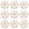 AHADERMAKER 25Pcs Alloy Rhinestone Cabochons ALRI-GA0001-08A-1